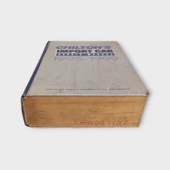 CHILTON'S Shop Edition Import Car Repair Manual 1995-1999 - Picture 7 of 7